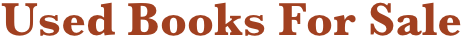 Used Books For Sale